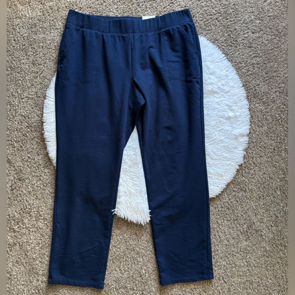 St. John’s Bay Pants Slim‎ Leg New Blue Womens Size XXL